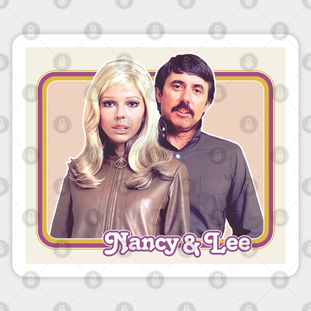 Nancy & Lee // Retro Style Fan Design Sticker by DankFutura